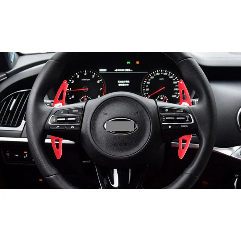 

Лопасти переключения передач рулевого колеса из алюминиевого сплава, расширенная декоративная накладка для переключателей Kia Stinger, автозапчасти, аксессуары