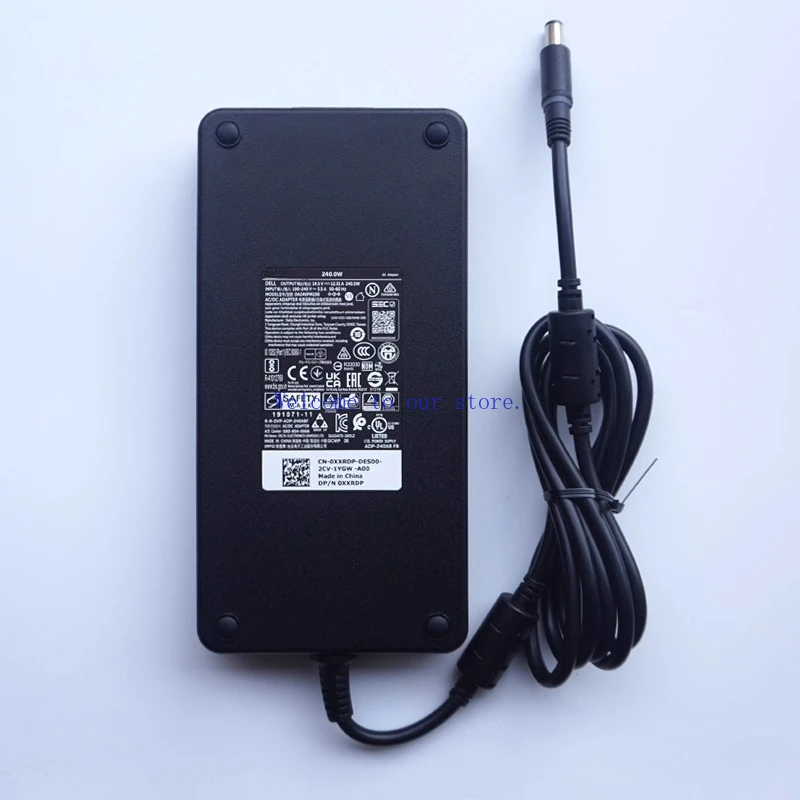 

For Dell Alienware M17M15 G14G15 M6800 Laptop 19.5V12.31A Power Adapter