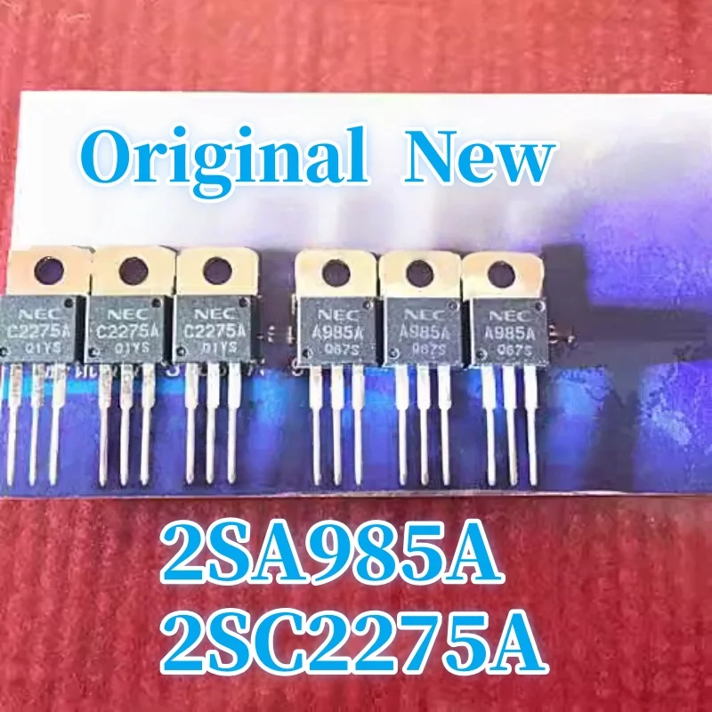 

10 пар 2SA985A/2SC2275A/A985A/C2275A, оригинальные, абсолютно новые, подлинные.