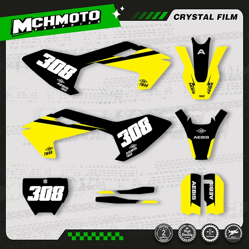 

Набор графических наклеек MCHMFG для Husqvarna TC65 2016-2023, 004