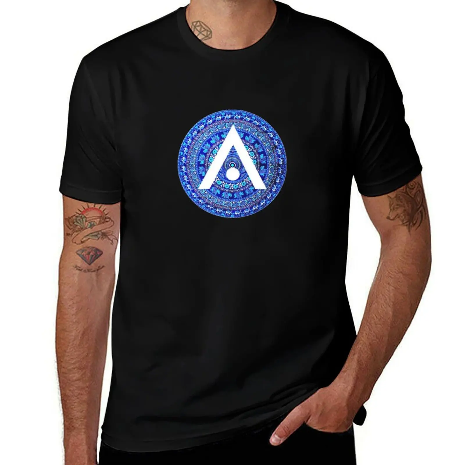 

Blue Boho Aveda Logo T-Shirt man t shirt graphic man t shirt luxury t shirts cotton 100% T-Shirt