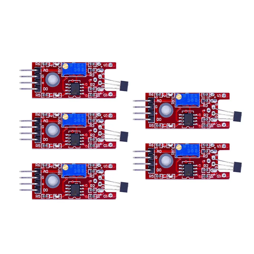 Linear Hall Effect Sensor with Precise Signal Output Order for Synchronized Actuation and Sensor Array Deployment