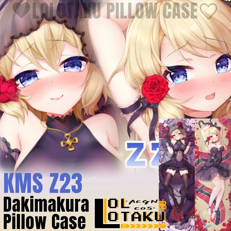 

KMS Z23 Dakimakura Azur Lane Game Sexy Pillowcase Hugging Full Body Cushion Cover Pillow Case Home Bedding Decor Otaku Gift