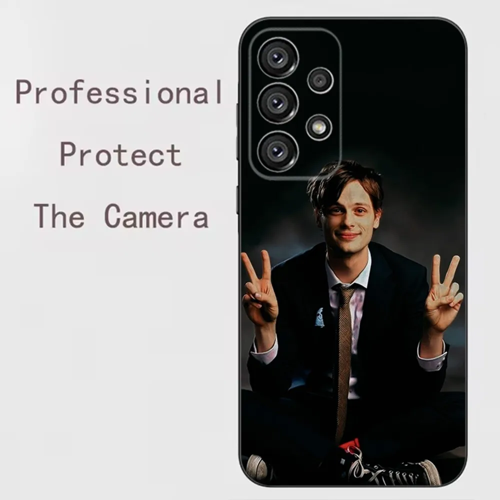 Matthew Spencer Reid Phone Case For Samsung Galaxy A13,A21s,A22,A31,A32,A52,A53,A71,A80,A91 Soft Black Shell