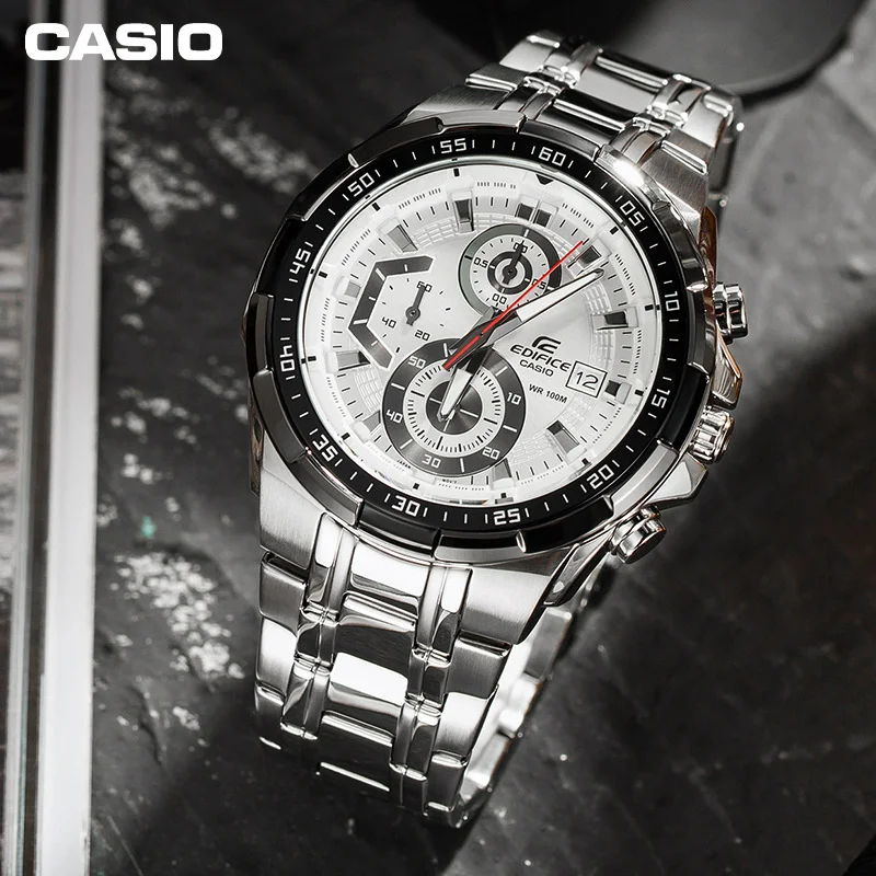 Casio EFR-539D/539L Multi-functional Waterproof MEN\'S Watch Heart of Darkness Mechanical Large Dial Cool Stopwatch Date