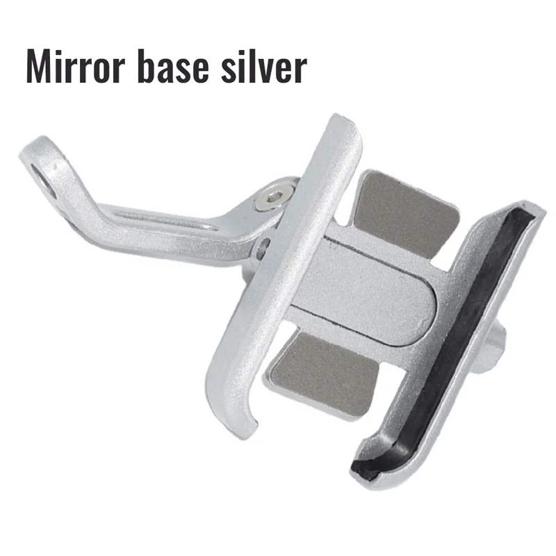 For HONDA PCX 125 PCX 160 PCX 150 Motorcycle Accessories CNC Mirror Mount Mobile Phone GPS Bracket Silver