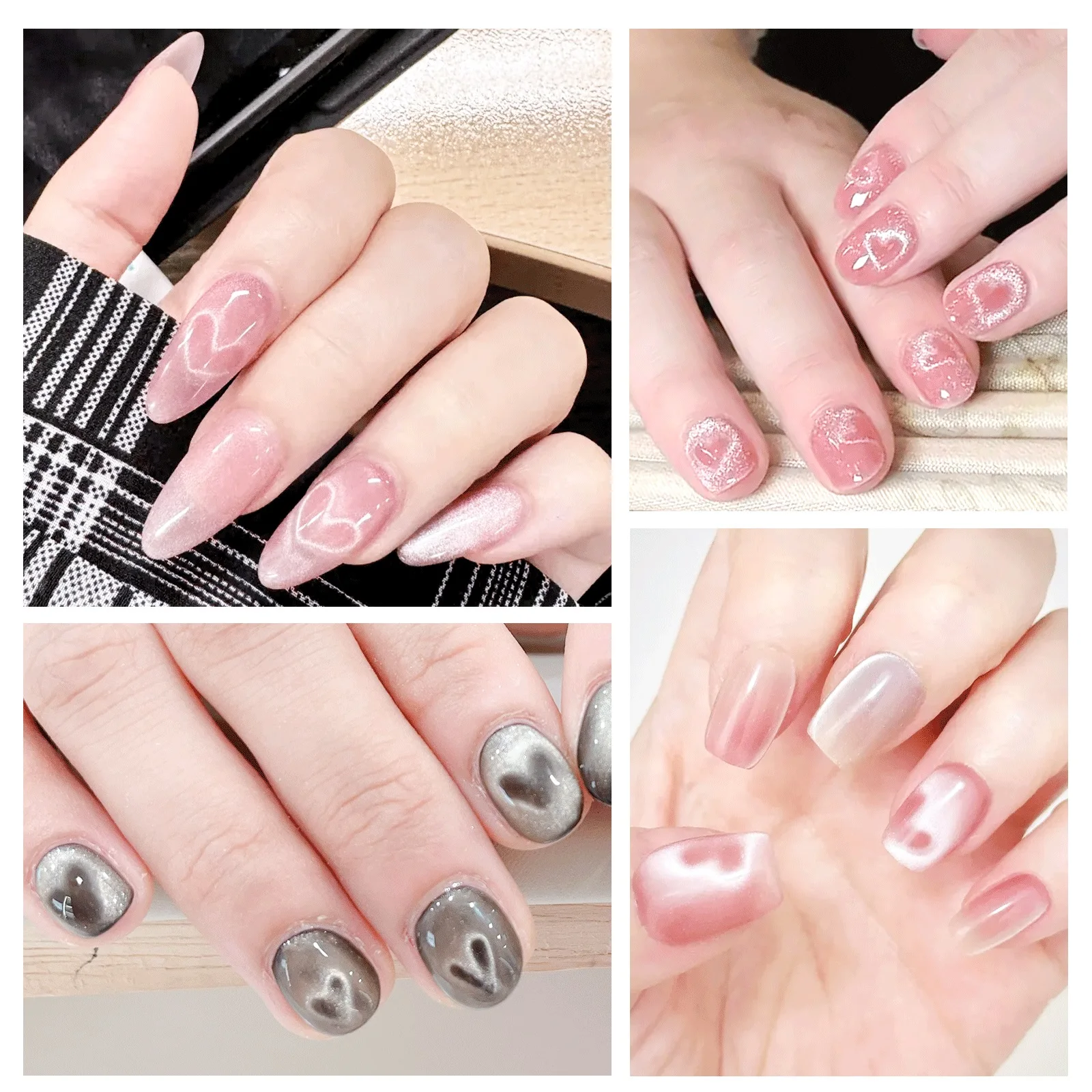 En forme de Y oeil de chat vernis à ongles aimant tige combinaison ensemble Nail Art bricolage amour coeur effet Gel vernis aimant tige ensemble d'outils