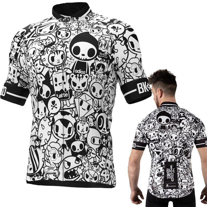 NEW Tokidoki Signature Cycling Jersey Printing Bike Clothing Bicycle Wear Short Sleeve Top Shirts