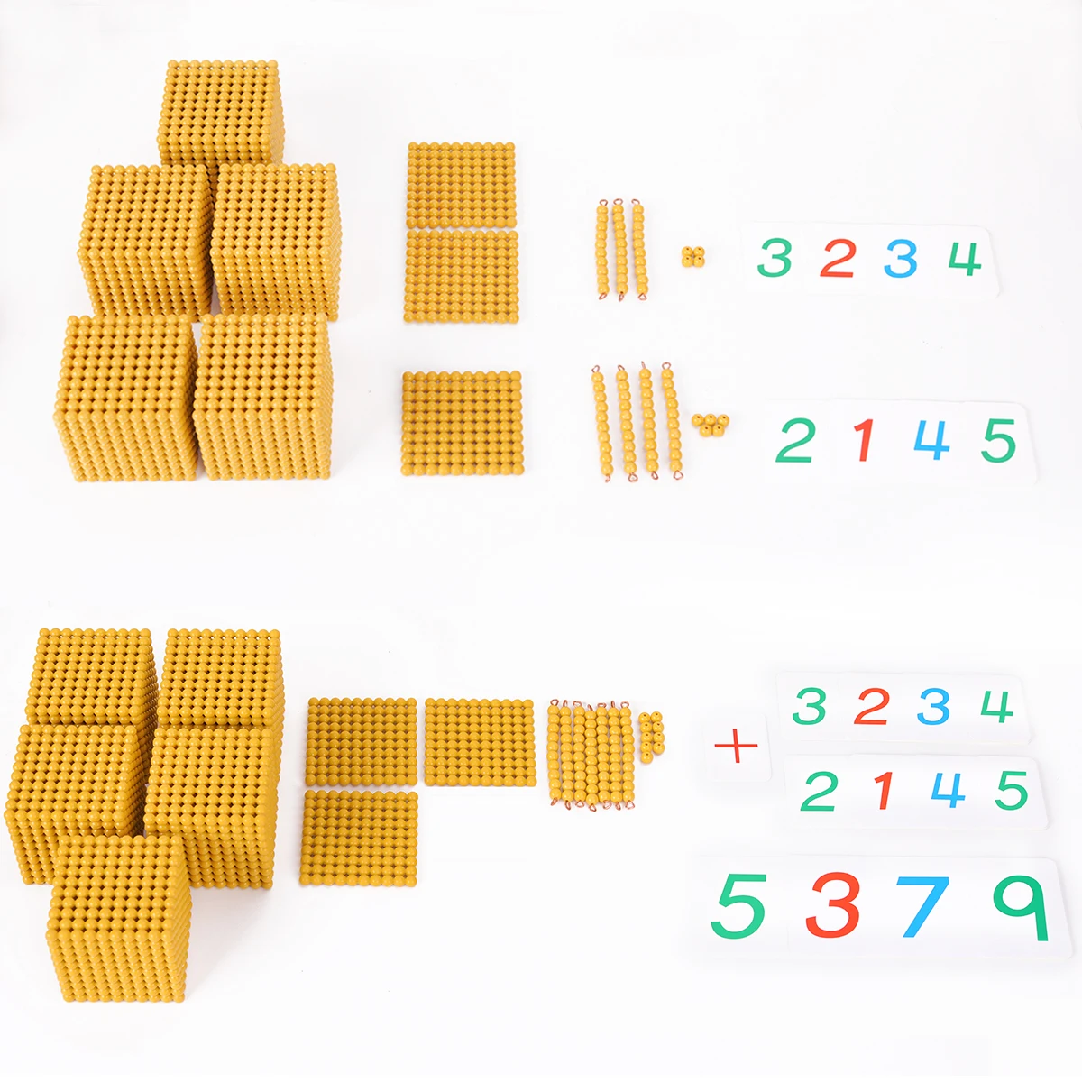 Perles Montessori - Supports mathématiques Montessori