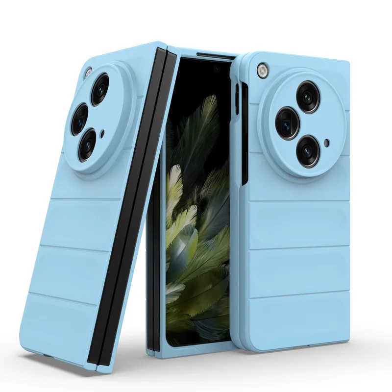 ELVEV Shockproof Beautiful Skin - Feeling Hard Plastic Phone Folding Case for Oppo Find N3 / OnePlus Open