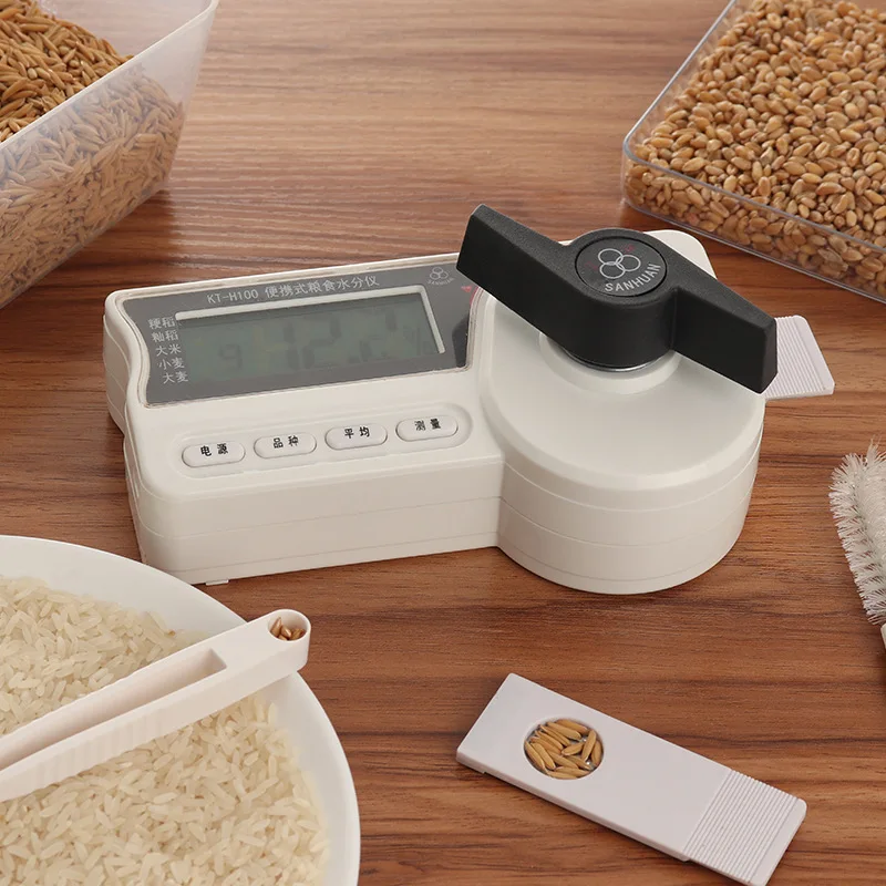 Digital Portable Grain Moisture Meter Moisture Analyzer KT-H100 8%-35%