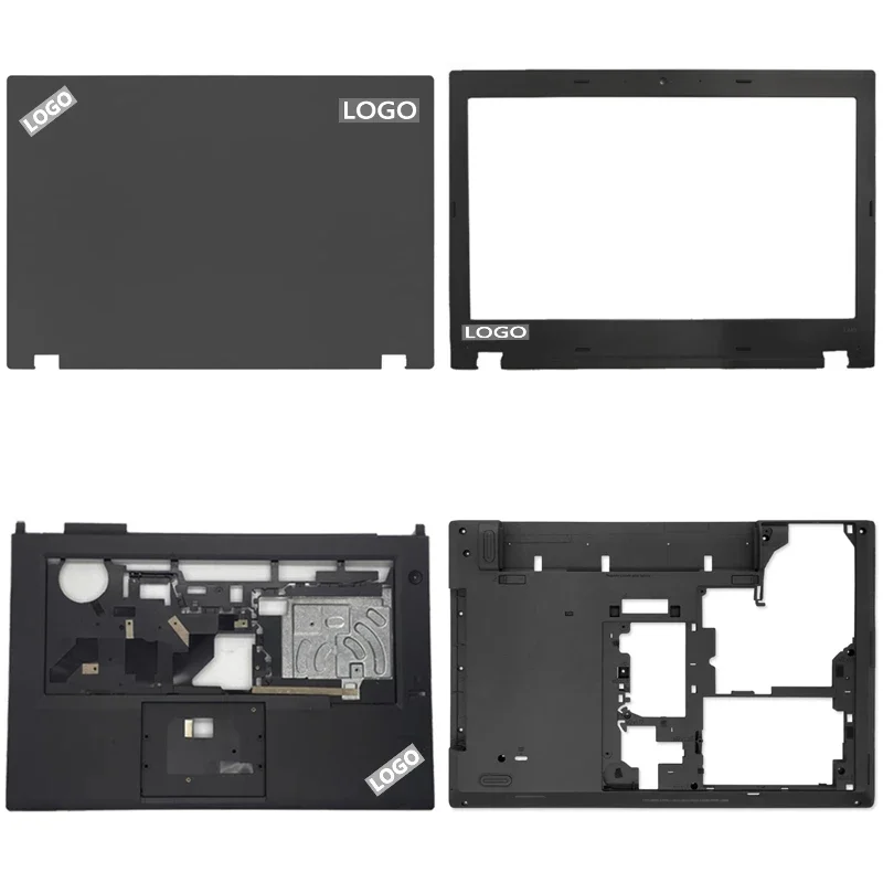 

New For Lenovo ThinkPad L440 Laptop LCD Back Cover Front Bezel Upper Palmrest Bottom Base Case Keyboard Hinges