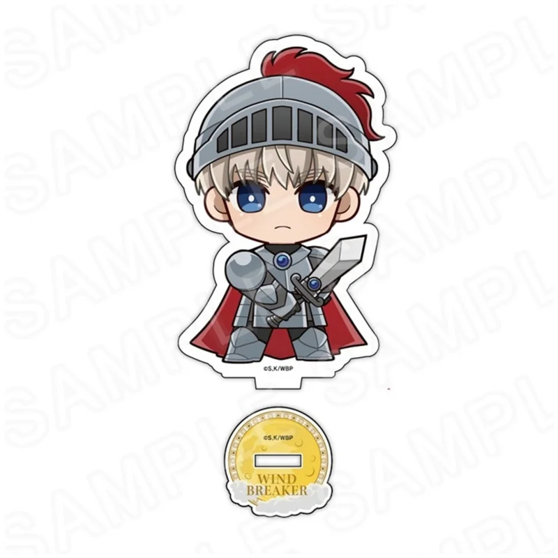 Anime WIND BREAKER Sakura Haruka Q-style Cat Ear Design Acrylic Stand Model Plate Keychains Desktop Ornament Holiday Gifts