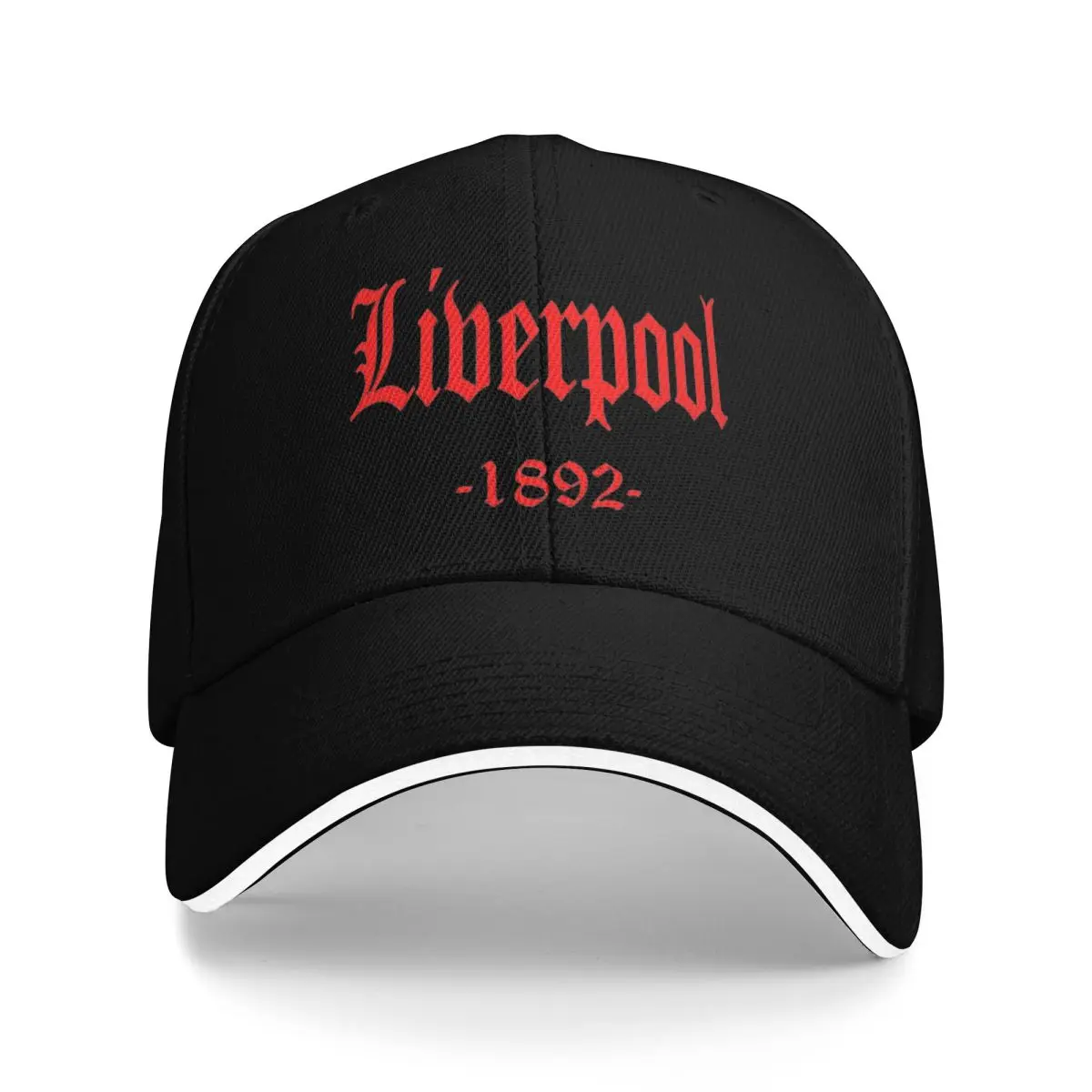 Red LIVERPOOL 1892 Pool Party Baseball Caps For Womens High-end Female Beach Golf Hat Peaked Cap