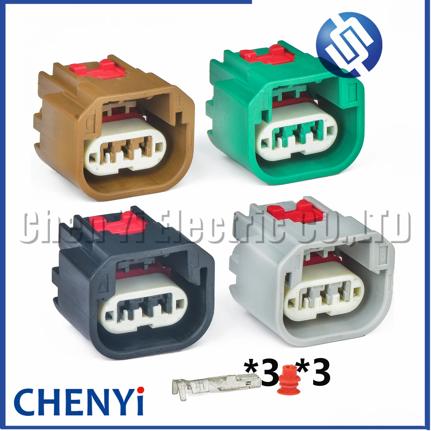 3 Pin Auto connector Turn signal pressure camshaft position sensor wire harness plug 7287-0955-30 7287-0955-60 For Jeep Chrysler