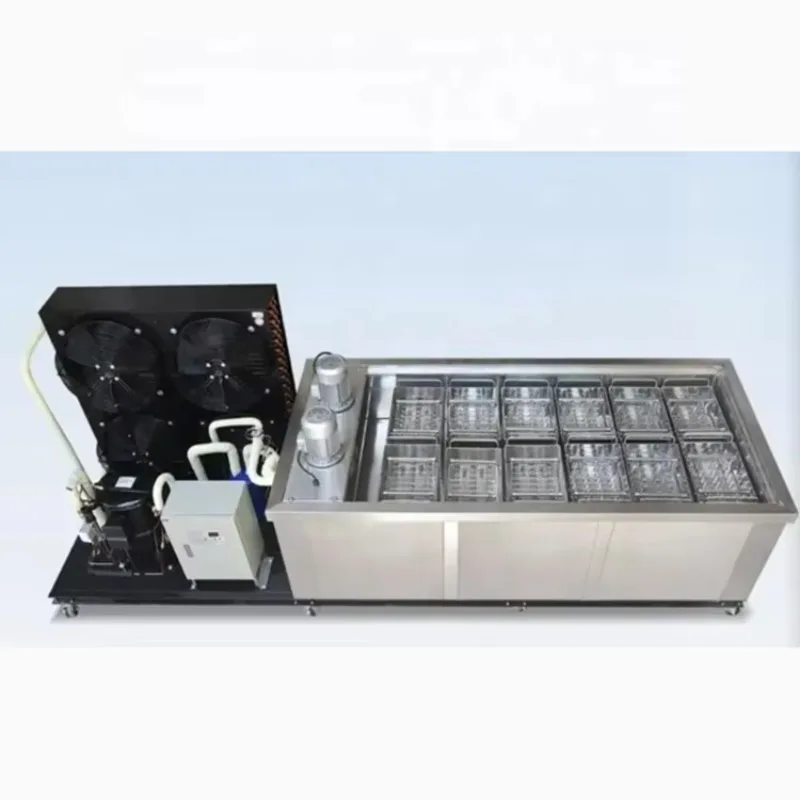 Custom Industrial Block Ice Making Machine High Efficiency Ice Brick Maker for Commercial Industrial Cooling Industry