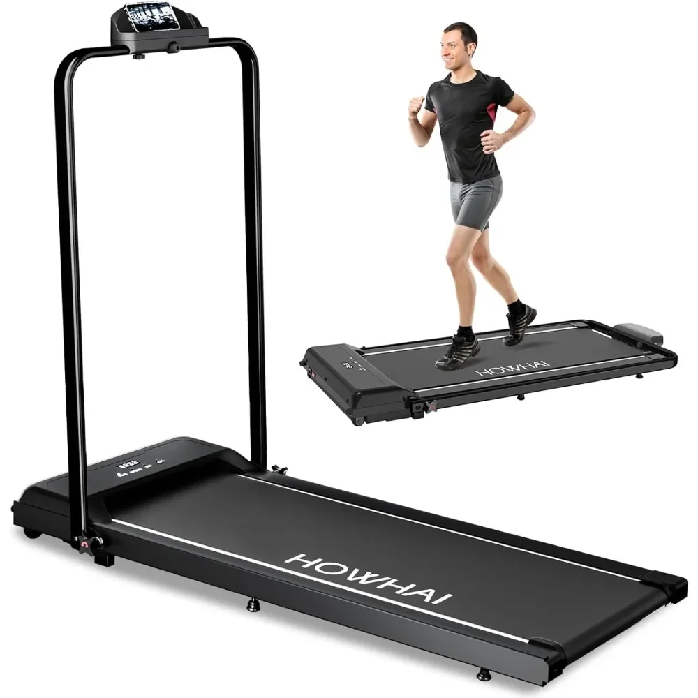 

Walking Pad Treadmill, Walking Pad with Handle Bar, Foldable Treadmill, Under Desk Treadmill, 6.2-7.6 MPH Running Pad