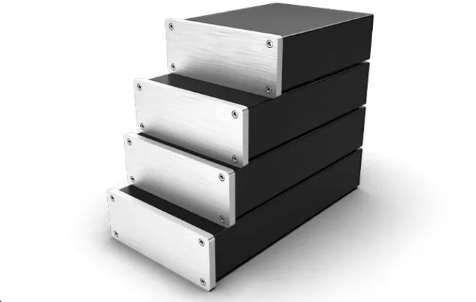 

A/ (155*60*191/241*261/291 мм) Цельноалюминиевый корпус усилителя/ЦАП/предусилитель и корпус усилителя мощности/корпус усилителя мощности