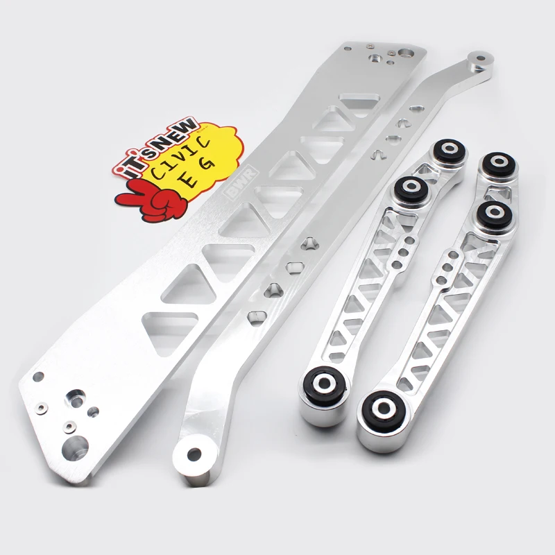 

Rear Subframe Brace Tie Bar Lower Control Arm Complete kit For Honda Civic EG