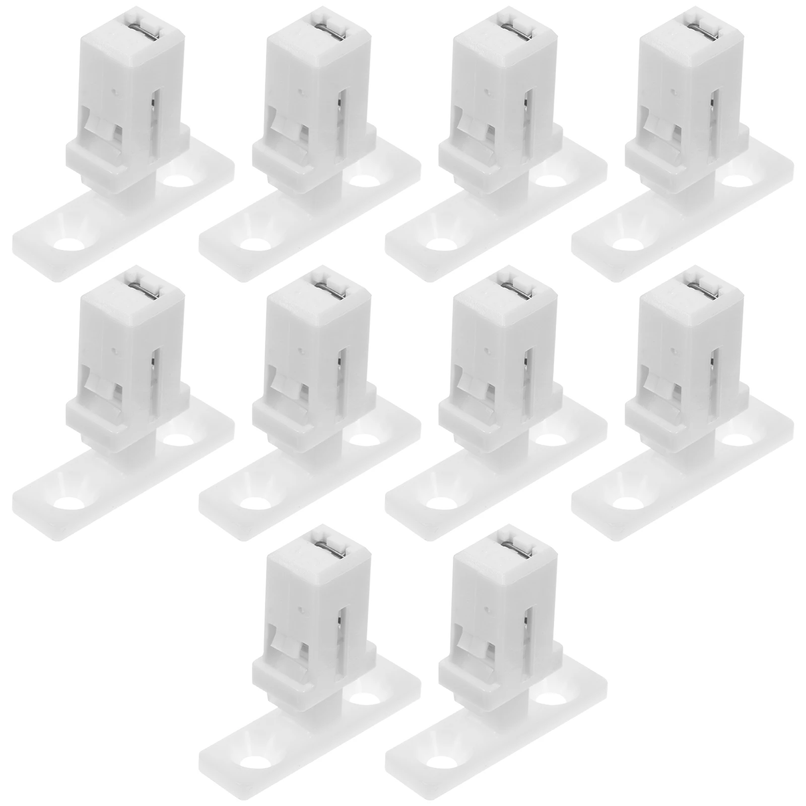 

10 set Spring Lock Lid Pin Push Latch Door Catch Trash Can Accessories Black PR-02 Hook Stable Hold Fastening Solution Hardware