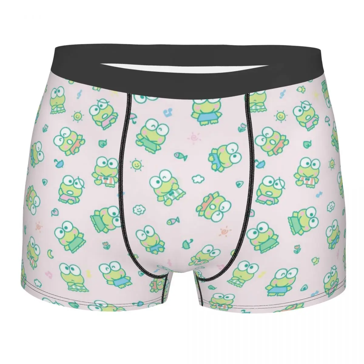 

Новинка на заказ, обои Keroppi, боксеры, шорты, мужские трусы, дышащие трусы, нижнее белье