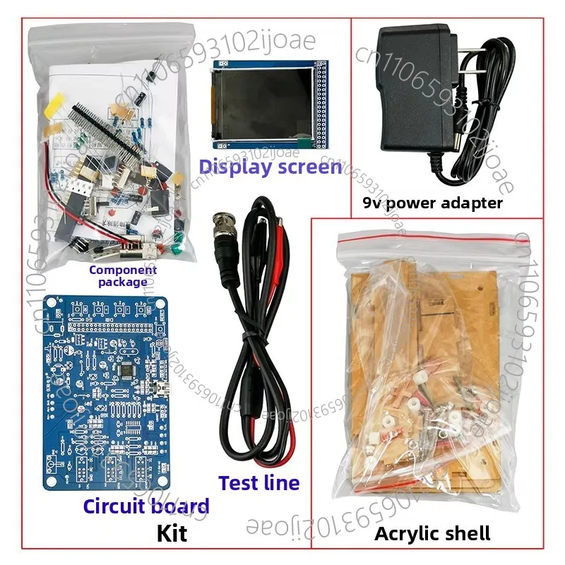 DSO138 Digital Oscilloscope Kit - DIY Electronics Project Compatible with STM32F103C8T6 Microcontroller - Soldering Assembly