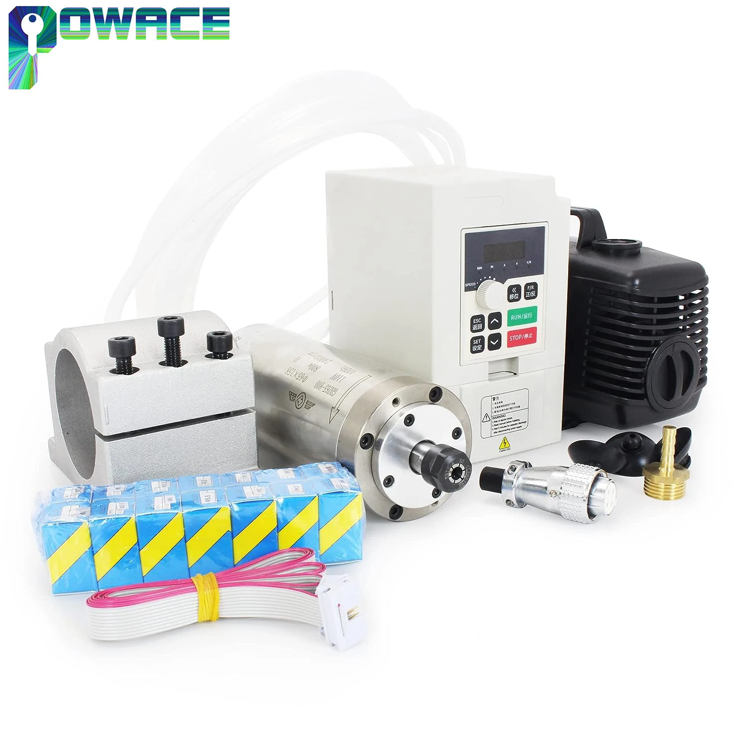 CNC Router Milling Kit 800W 1.5KW ER11 Water Cooled Spindle Motor Cooling + 1.5KW Frequency Converter For Woodworking Machine