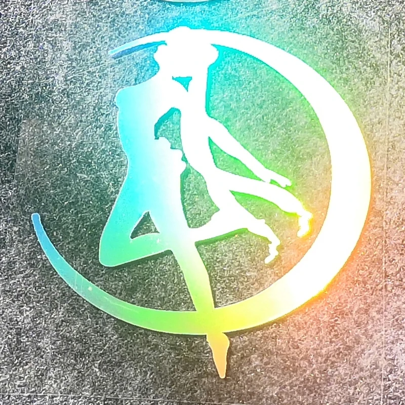 Fashion Car Refit Stickers Motorcycle Decals Fuel Tank Cover Door Window Bumper Colorful Laser Reflective Waterproof Stickers
