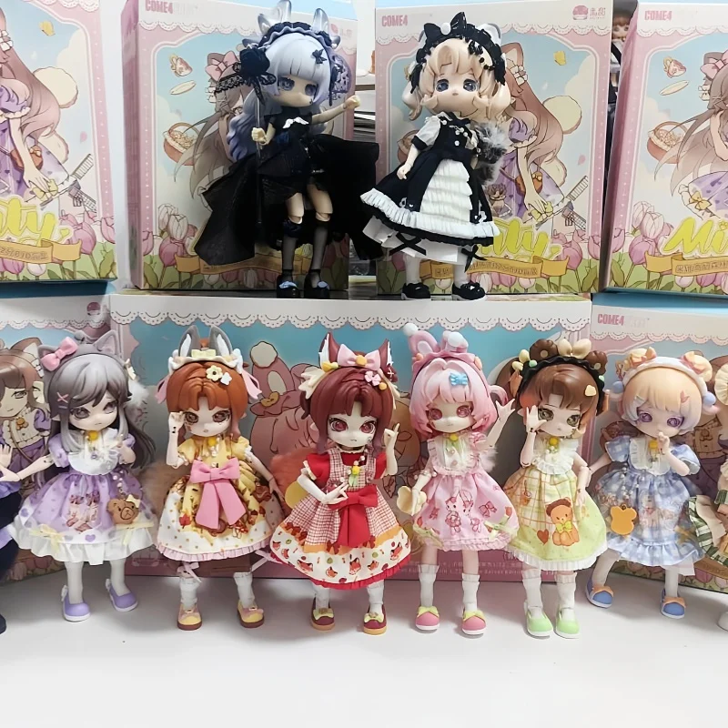 

Оригинальная Come4free Minty Fantasy Forest Bjd слепая коробка 12poinr 1/12 Bjd подвижная кукла животное фигурка модель игрушки подарок для девочки