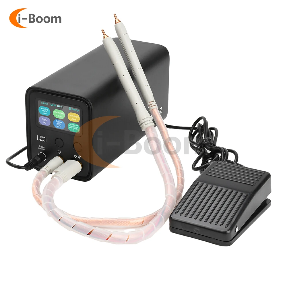 

AC110V/220V UF20B Spot Welder Faraday Capacitor Type Lithium Battery Welding Equipment High Power Bum Welder EU Plug
