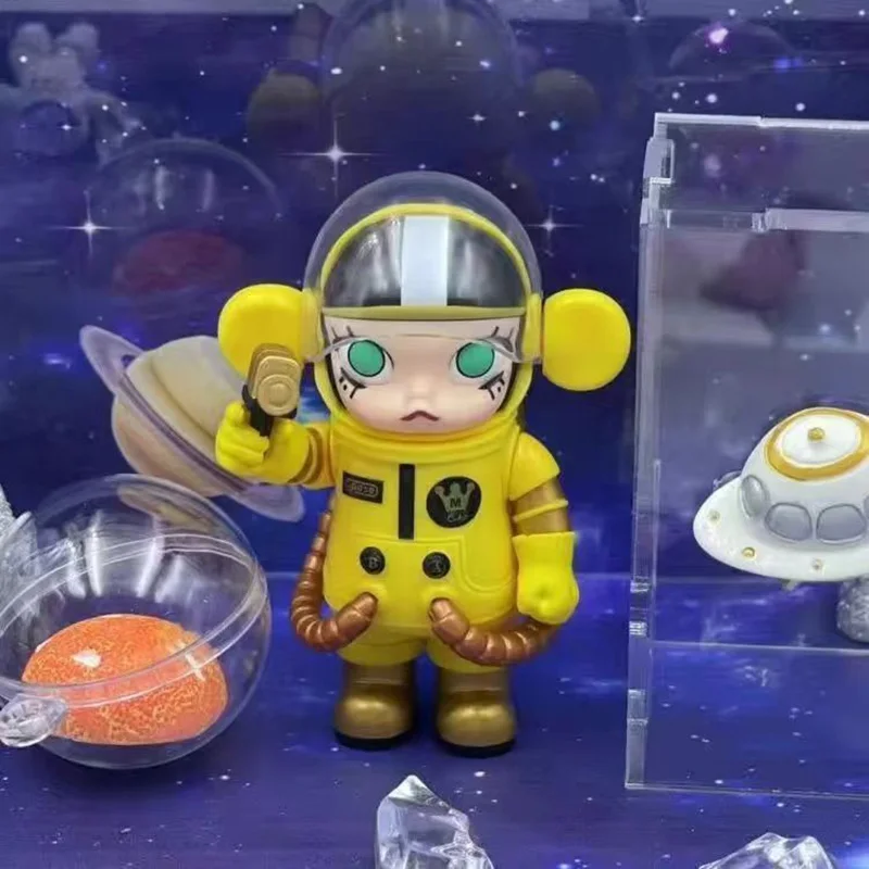 Figurka akcji Bubble MEGA SPACE MOLLY 100% Anniversary Mart Blind Box Nendoroid Series II Tide Figurka Model Lalki Kawaii Dlind