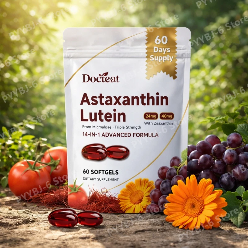 

Ocular Complex Nutrition 60 Softgel Capsules with Plant Extract Essence Gentle Comfortable Vision Care Supplement for Daily Use