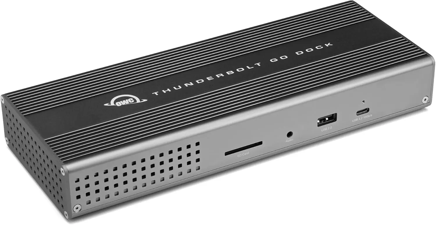 

11-портовая док-станция Thunderbolt 4 с зарядкой 90 Вт, HDMI, USB-C, 2.5GbE, слотом для карт SD для Mac и ПК