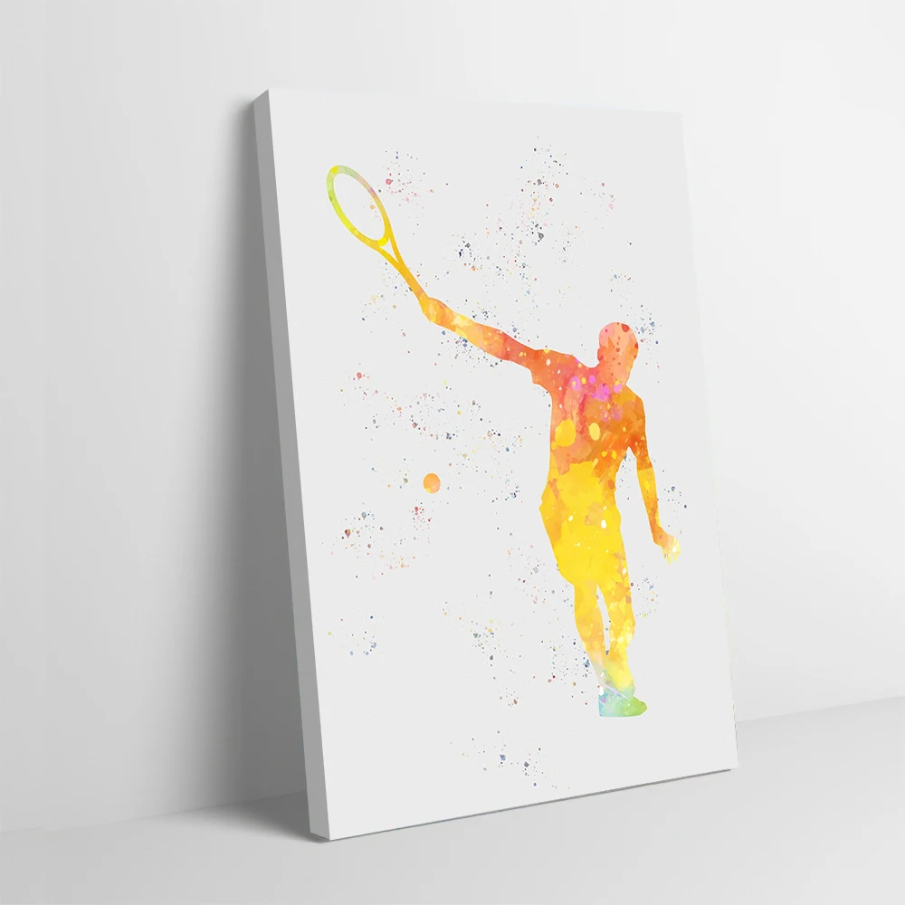 Tennis Player Paint… - image