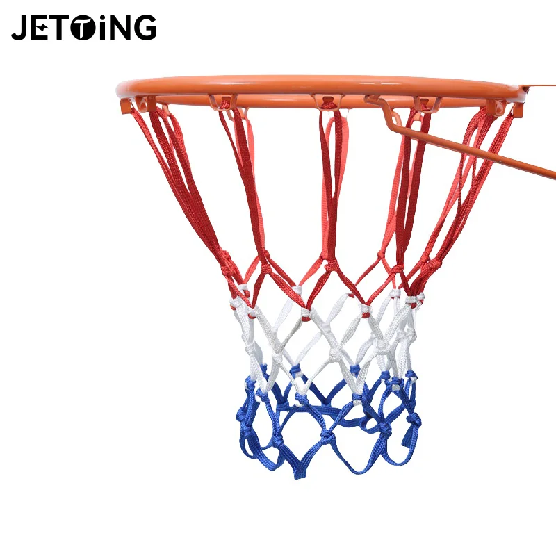 Red de baloncesto de 3,5 MM, red de baloncesto para todo tipo de clima, red de aro de baloncesto doble/tricolore, cesta de baloncesto alimentada, red de llanta