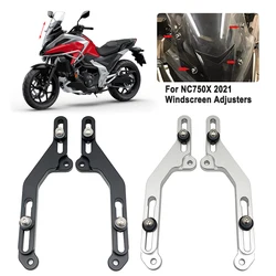 For HONDA NC750X NC 750X NC750 X 2021 2022 Motorcycle Aluminum Windscreen Adjusters Airflow Adjustable Windscreen Wind