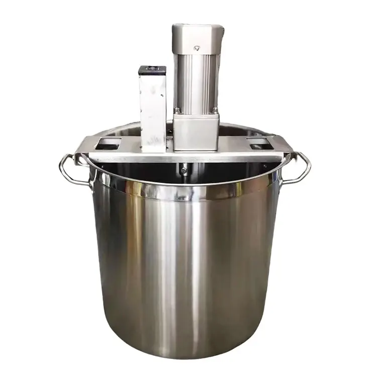 

Commercial hot pot soy sauce fryer small kitchen fryer food sauce pan boiling automatic mixer