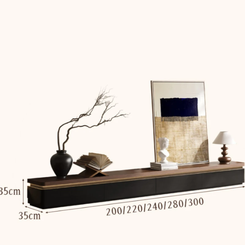 Bauhaus Luxury Tv Stands Floating Lights Media Led Tv Cabinets Mid Century Vintage Mobili Arredamento Casa Home Furniture