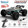 Teeggi 16101 /16102 プロ 1:16 高速 RC カー LED ライトドリフト 70 キロ/h 4WD RC オフロードカーモンスタートラックのおもちゃ子供のギフト用 1