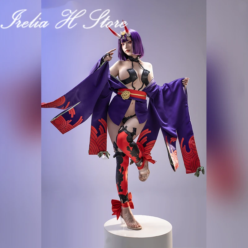 

Irelia H FGO Shuten douji Cosplay Costumes Game Fate/Grand Order FGO Shuten douji Stage 2 Private Photo Shoot sexy lingeris
