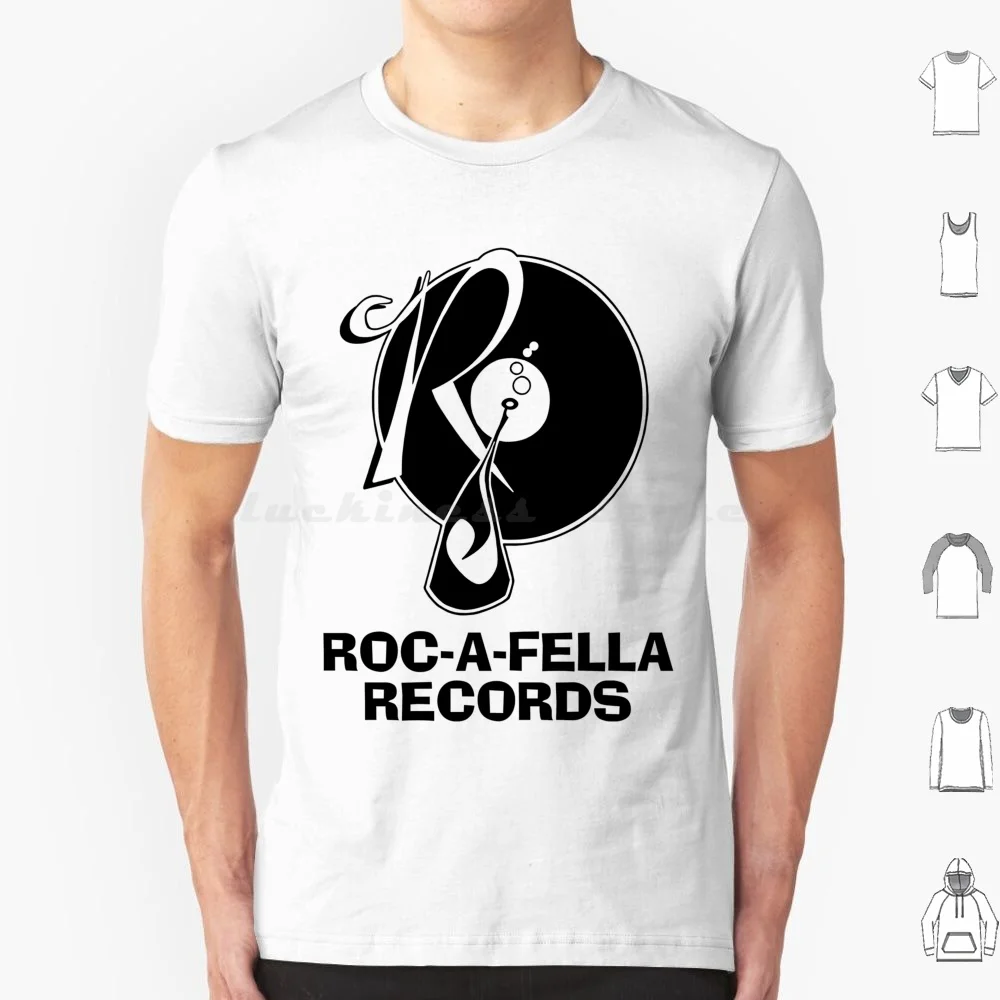 Roc-A-Fella Records T Shirt 6Xl Cotton Cool Tee Old School Hip Hop 90S Rap East Coast