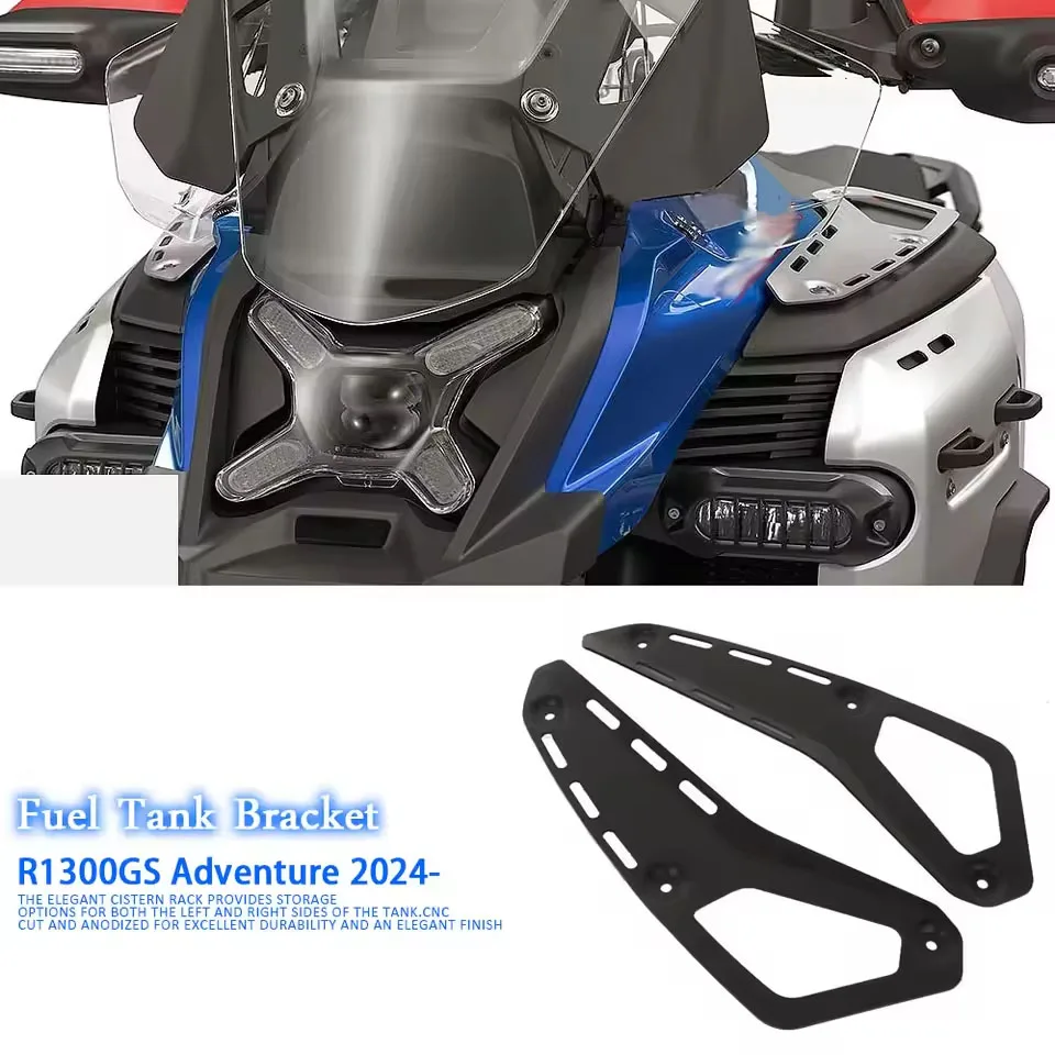 

Motorcycle Tank Shelve Accessories Fuel Tank Cover Side Tank Rack For BMW R 1300 GS Adventure R1300GS ADV R1300GSA 2024 2025