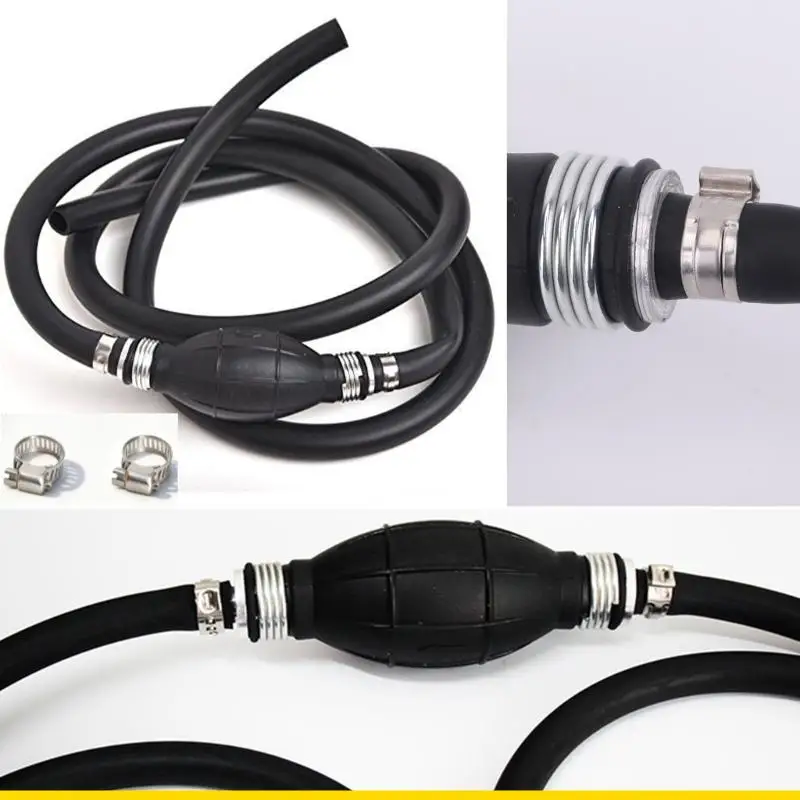 SZCH Squeeze Bulb with One-Way Control, Manual Pump for Marine Engine Fuel-Line Preparation, Priming, Transfer, and Service