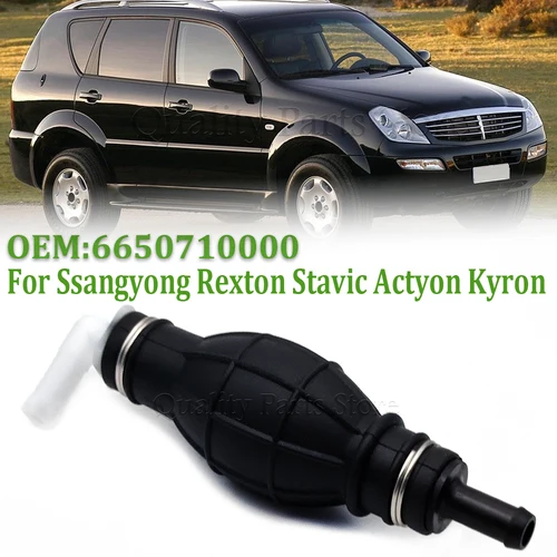 Imagen 2 del producto 1 unidad nueva para reemplazo de bomba de cebado de combustible Ssangyong para 2004 - 2012 REXTON STAVIC ACTYON KYRON OEM 6650710000