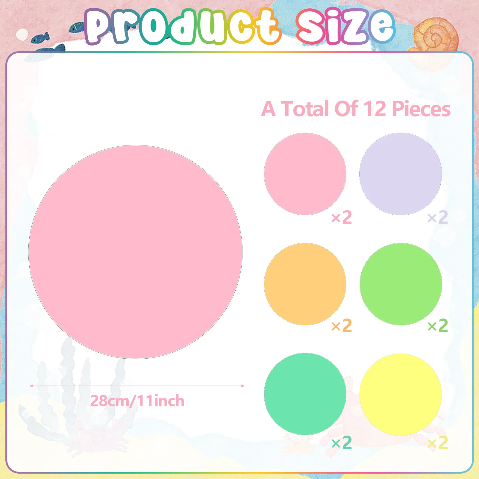 

12 шт. пастельные сухие стираемые точки 11 дюймов съемные наклейки в горошек наклейки на стены для школьного класса доска учителя студенческий стол