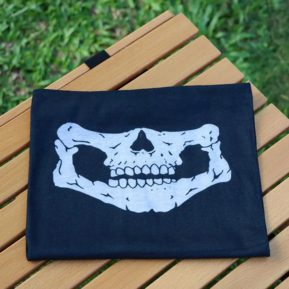 Skull Cycling Face Cover Mask Scarf Bicycle Half Face Mask Headband Bandana Halloween Fun Scarf Fishing Hiking Riding Headband view 5