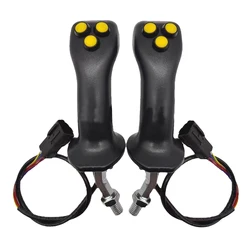 modified the handle glue of the three-button hydraulic electric control joystick black for Sany Komatsu Hitachi Excavator parts