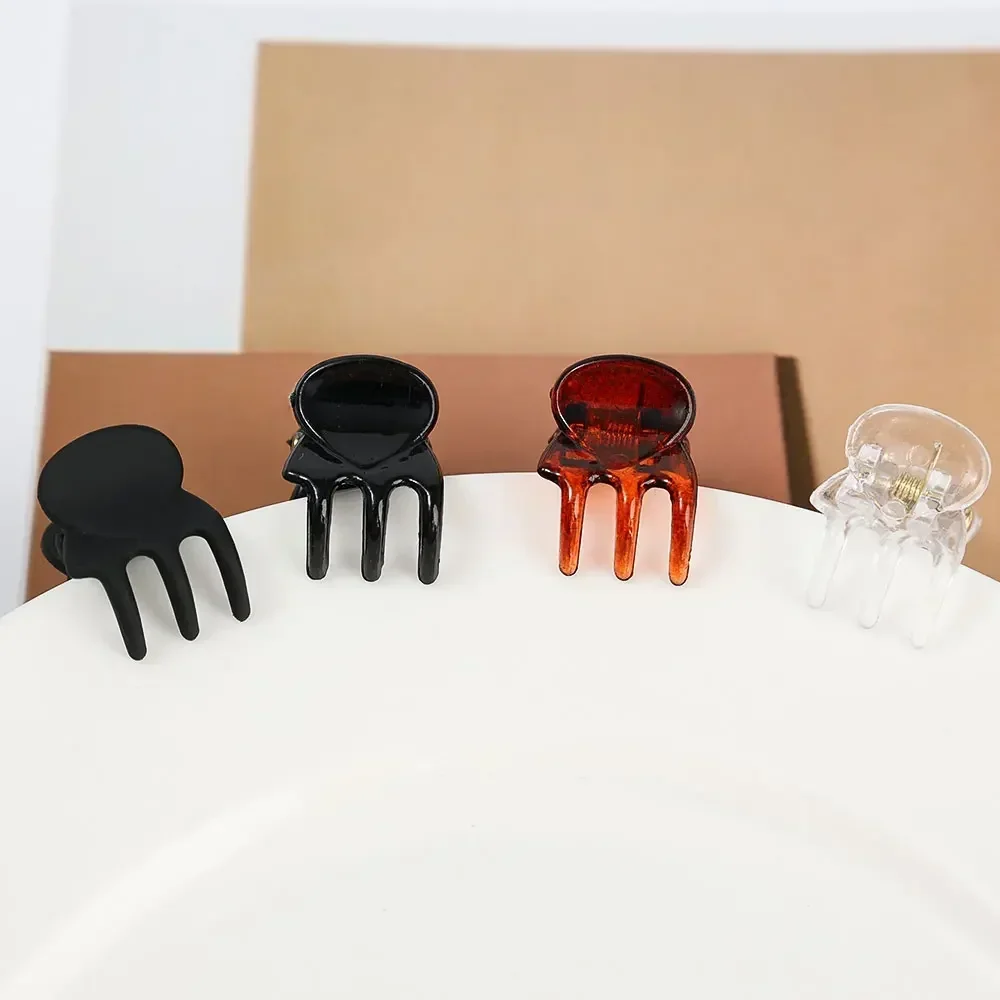 10/40 Stück Mini Schwarze Haarklammern für Frauen und Mädchen Kleine Plastik-Haarspangen Haarklammern Pferdeschwanzhalter Kinder-Kopfbedeckung Haaraccessoires – Detail 17