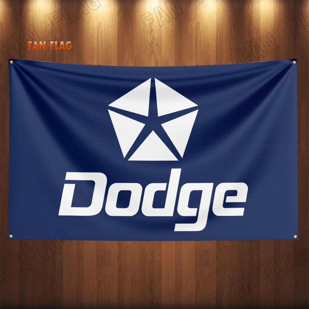 90x150CM Dodge Car SRT Flag Banner For Car Racing Decoration Poster Tapestry Polyester Outdoor Home