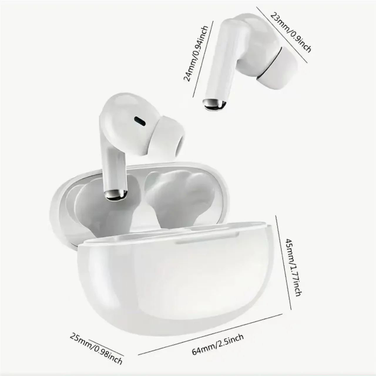Fones de ouvido bluetooth originais sem fio bluetooth fone de ouvido com cancelamento de ruído com microfone sem fio para smartphones